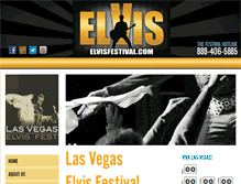 Tablet Screenshot of lasvegaselvisfestival.com